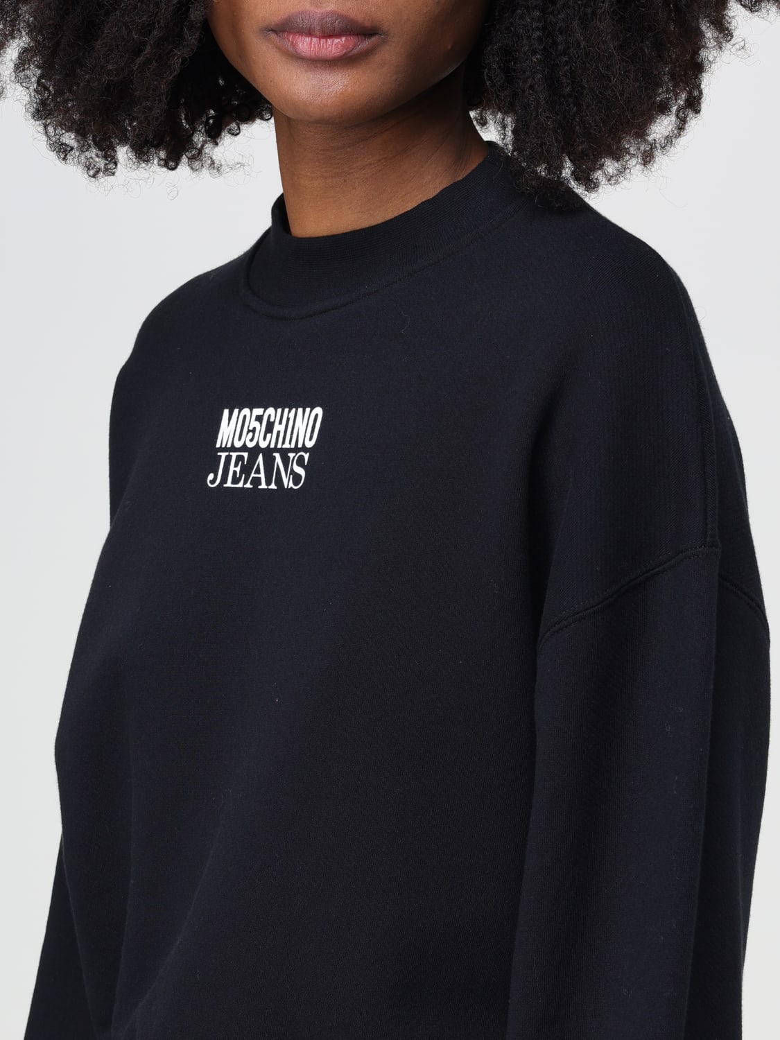 MOSCHINO JEANS：スウェットシャツ レディース - ブラック | GIGLIO