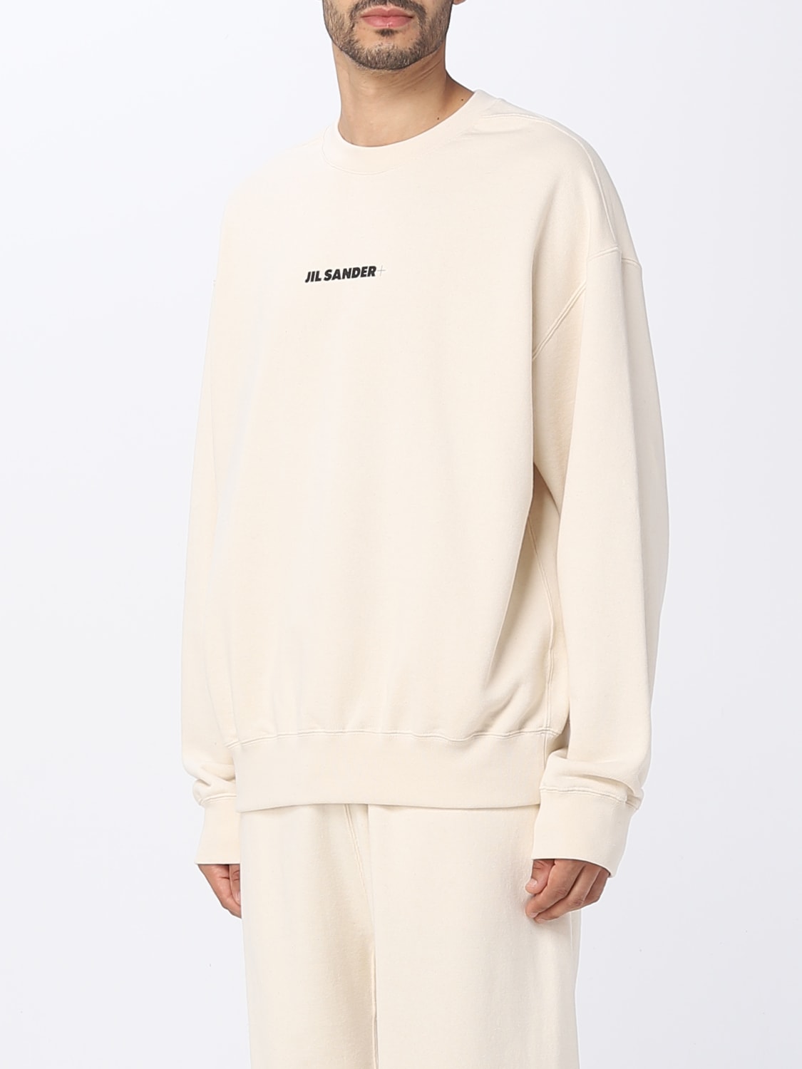 JIL SANDER: sweatshirt for man - Yellow Cream | Jil Sander