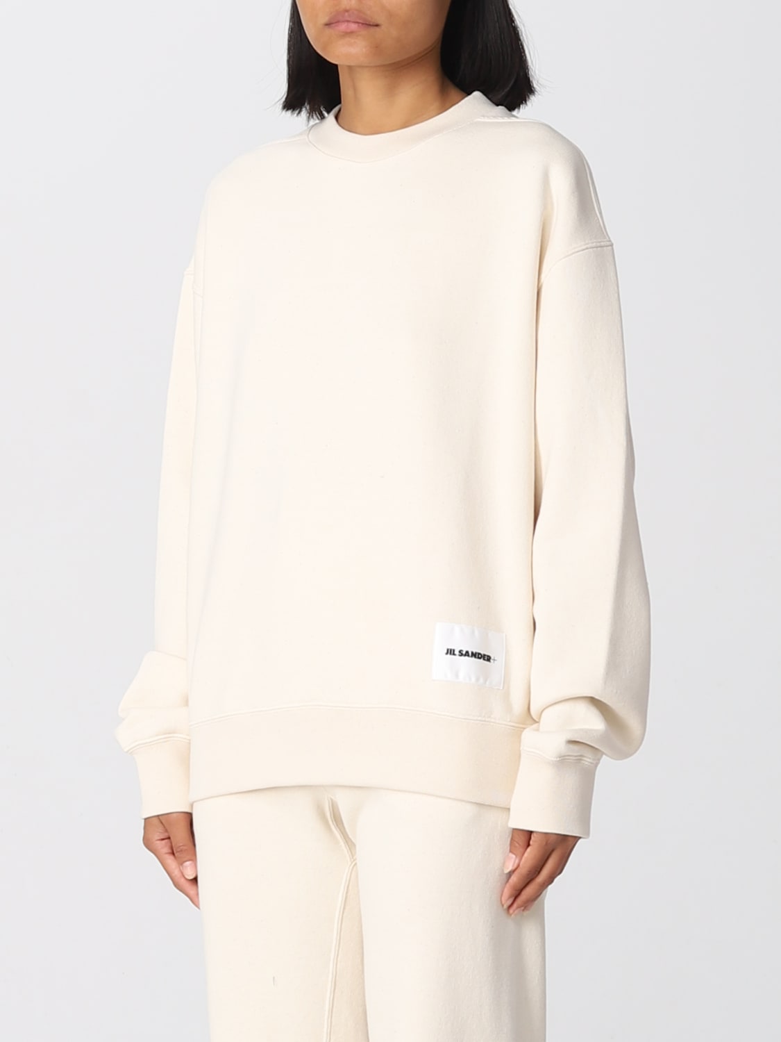 JIL SANDER: sweatshirt for woman - Cream | Jil Sander sweatshirt