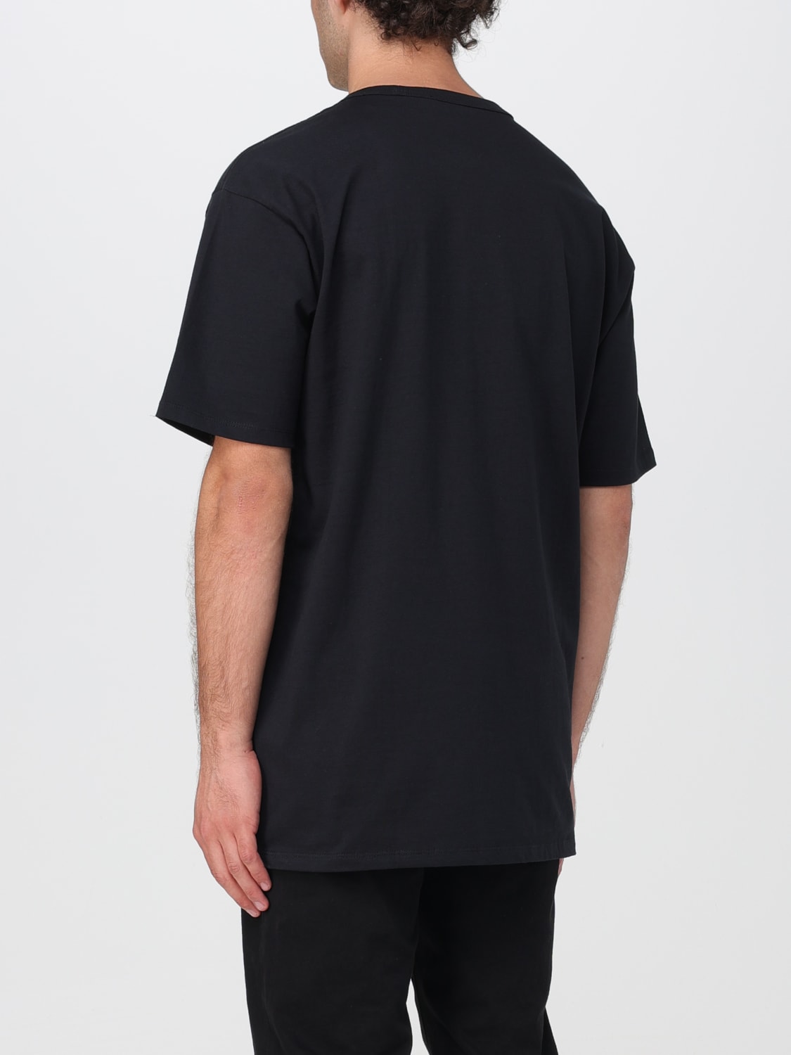 VANS: t-shirt for man - Black | Vans t-shirt VN0A49R7 online at GIGLIO.COM