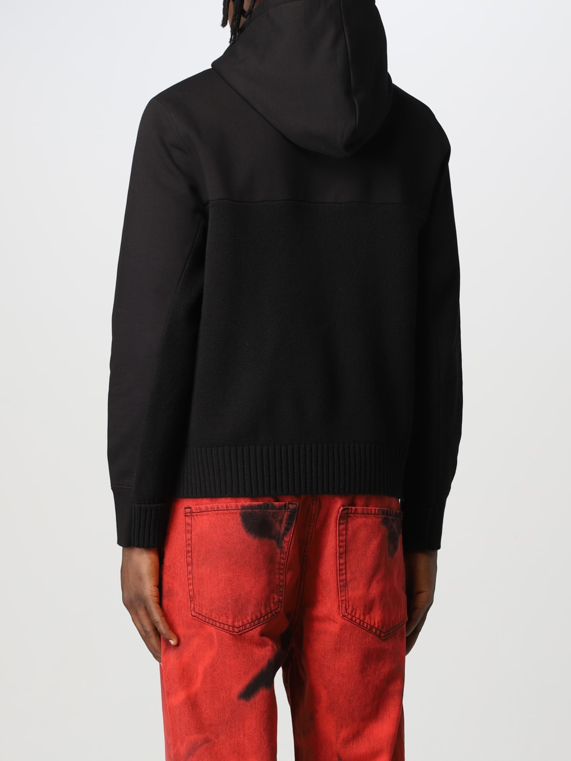 ALEXANDER MCQUEEN cotton sweatshirt with logo print Black