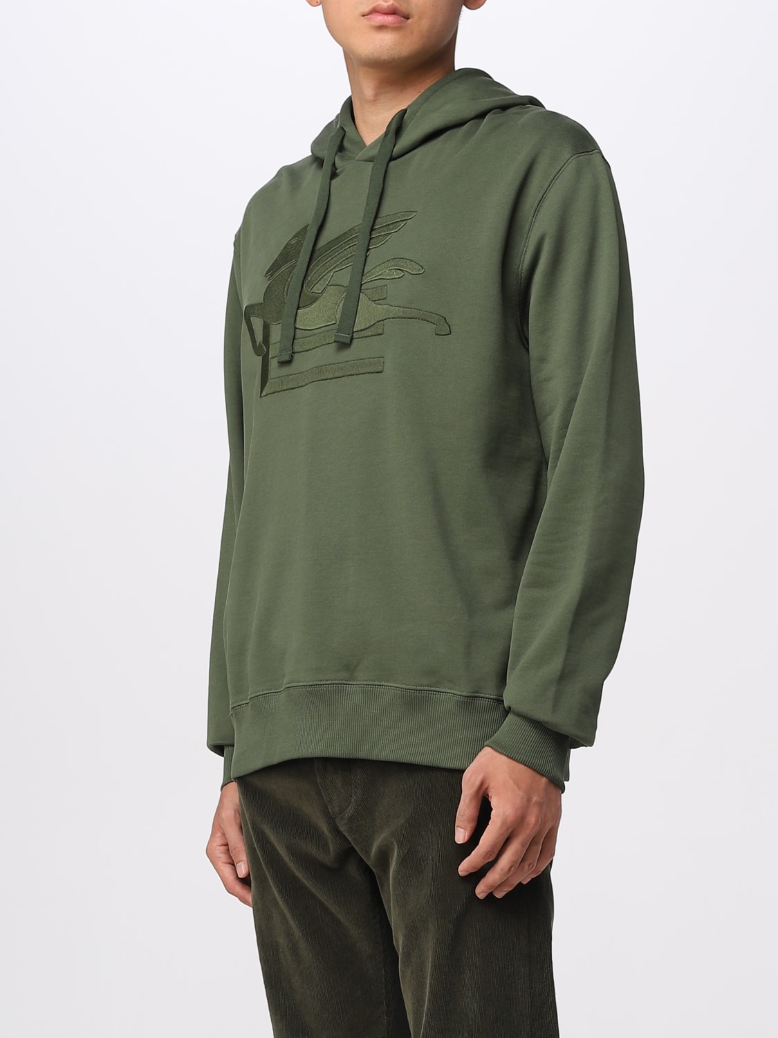 Sudadera kaki online hombre