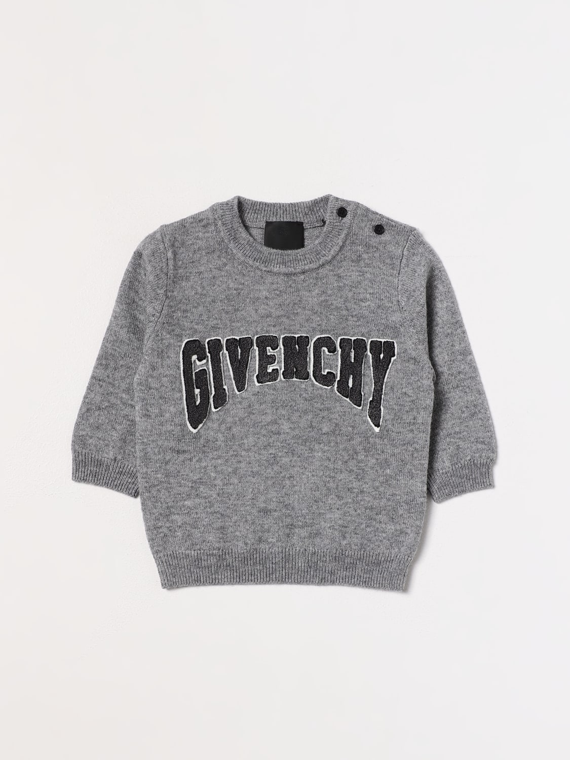 GIVENCHY: sweater for baby - Grey  Givenchy sweater H05274 online at