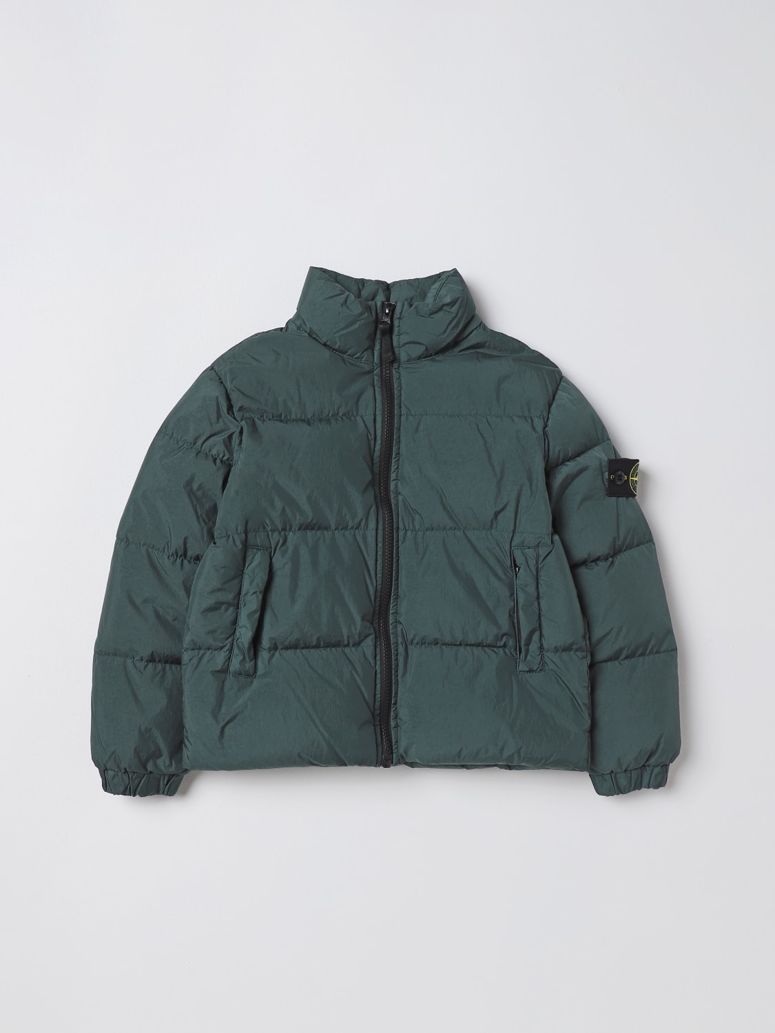 STONE ISLAND JUNIOR：ジャケット 男の子 - グリーン | GIGLIO.COM