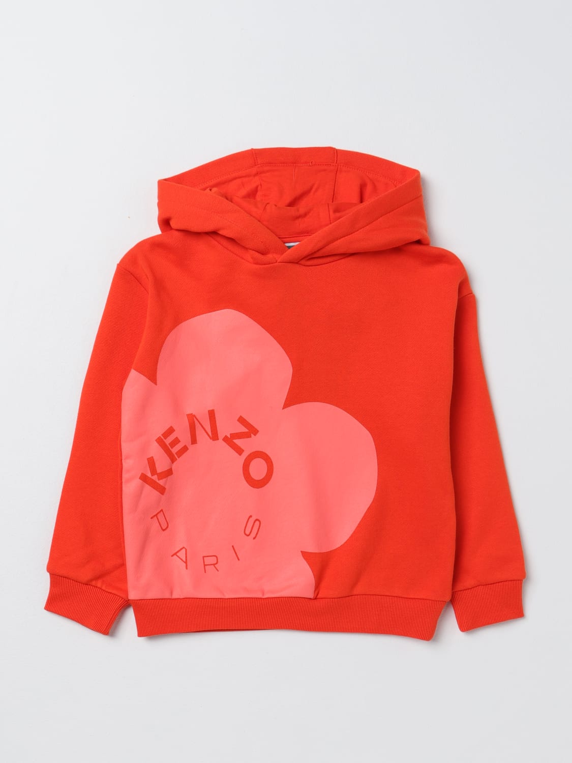 KENZO KIDS sweater for girls Orange Kenzo Kids sweater K15692