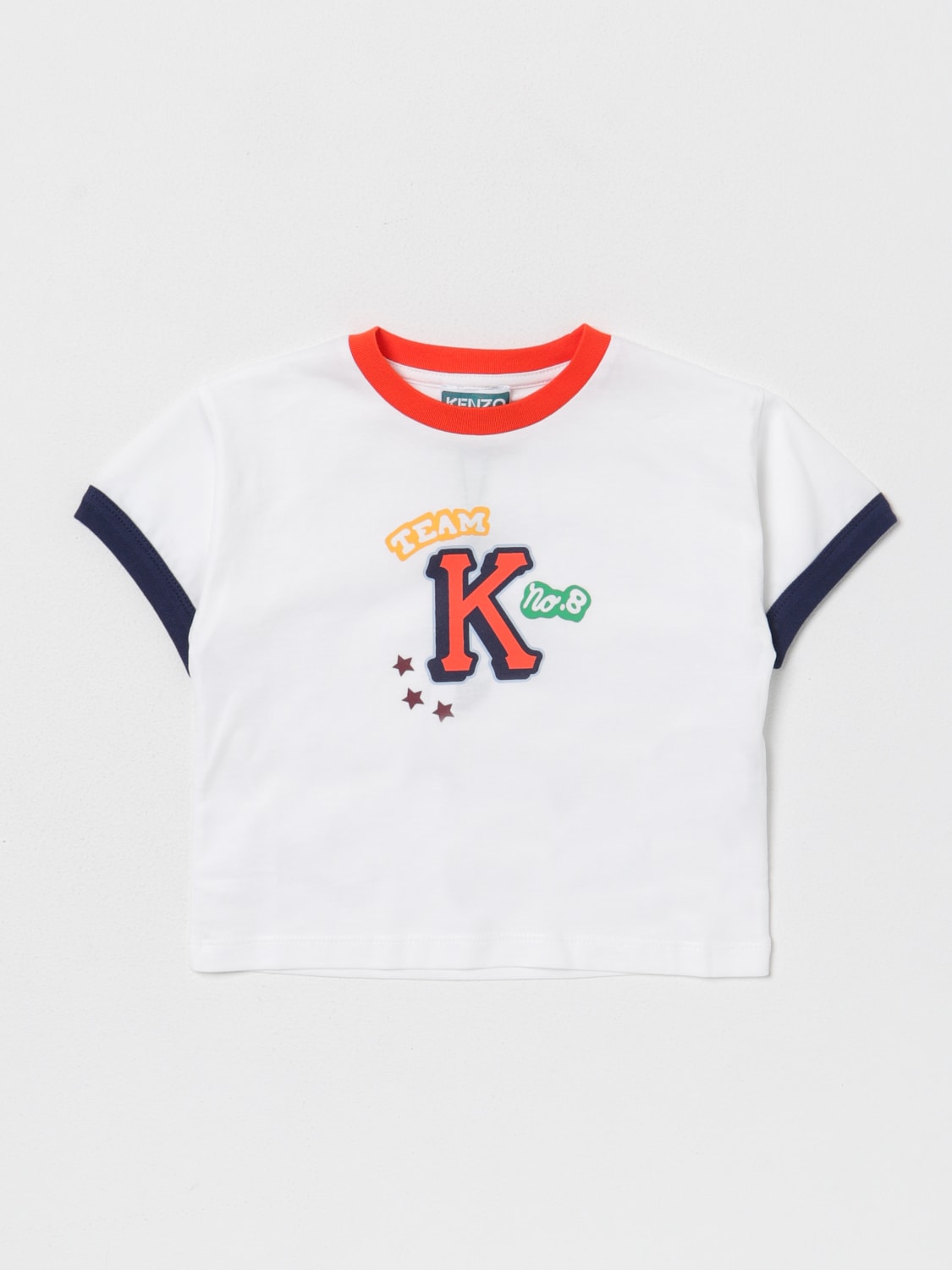 KENZO KIDS T shirt gar on Blanc T Shirt Kenzo Kids K25865 en