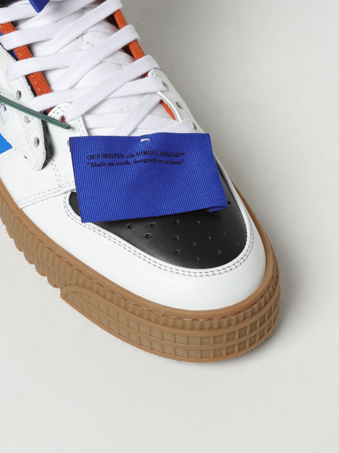 OFF-WHITE: 3.0 Off Court sneakers in leather and canvas - White