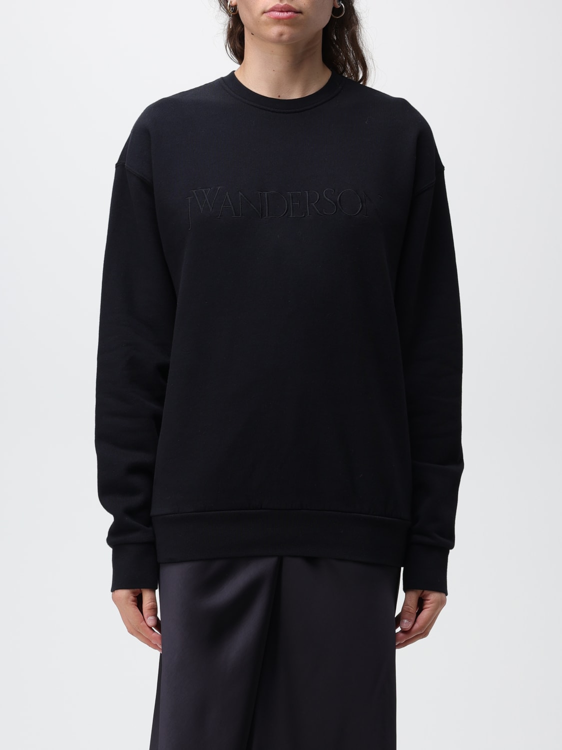 JW ANDERSON: sweatshirt for woman - Black | Jw Anderson