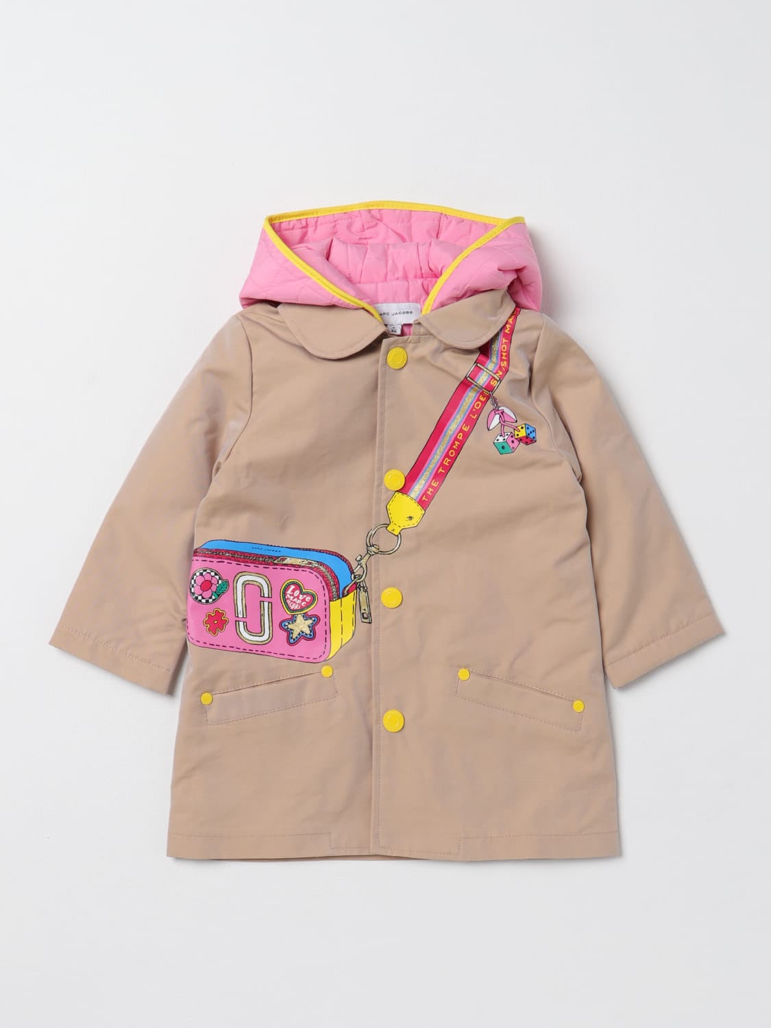 LITTLE MARC JACOBS：ジャケット 女の子 - サンド | GIGLIO.COM