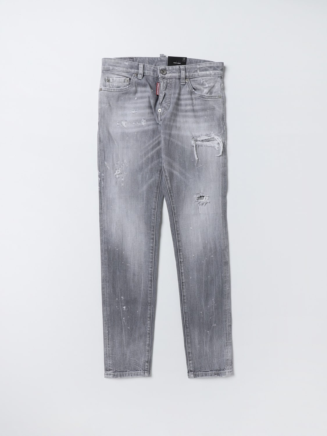 DSQUARED2 JUNIOR jeans for boy Black Dsquared2 Junior jeans