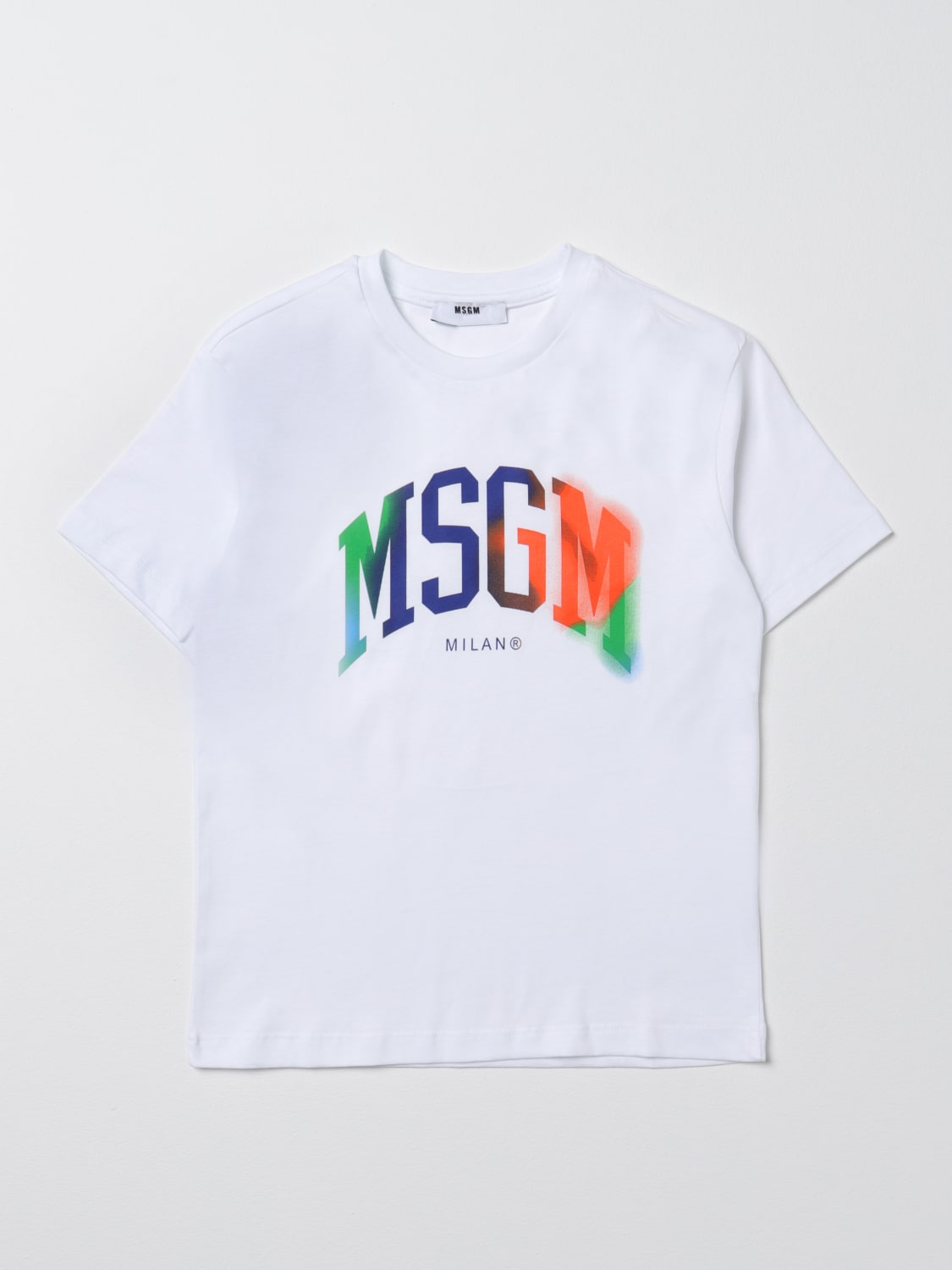 Msgm Kids cotton t-shirt with logo