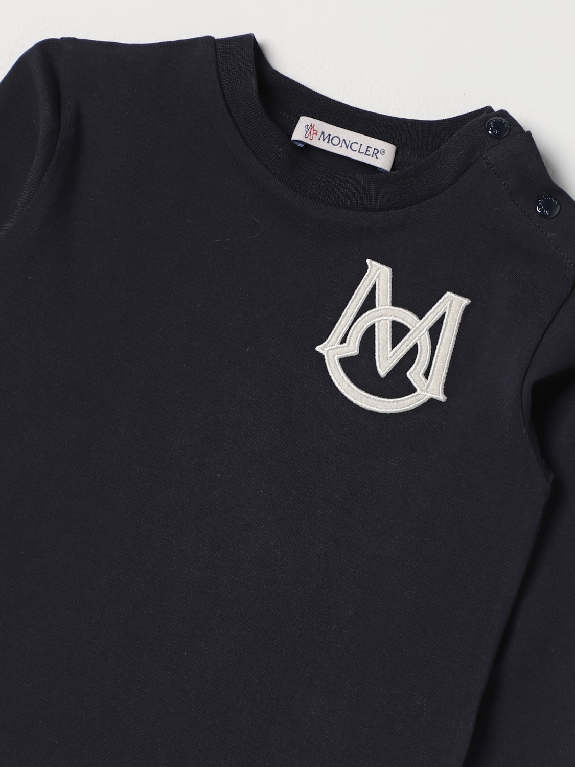 MONCLER：Tシャツ 幼児 - ブルー | GIGLIO.COMオンラインのMoncler T