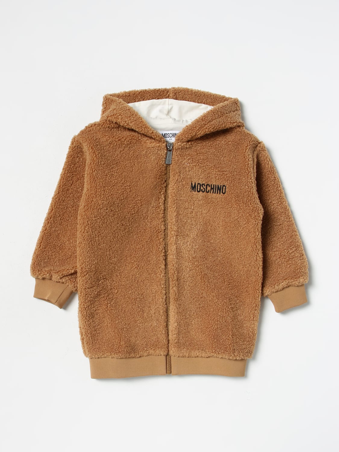 MOSCHINO KID jacket for girls Brown Moschino Kid jacket