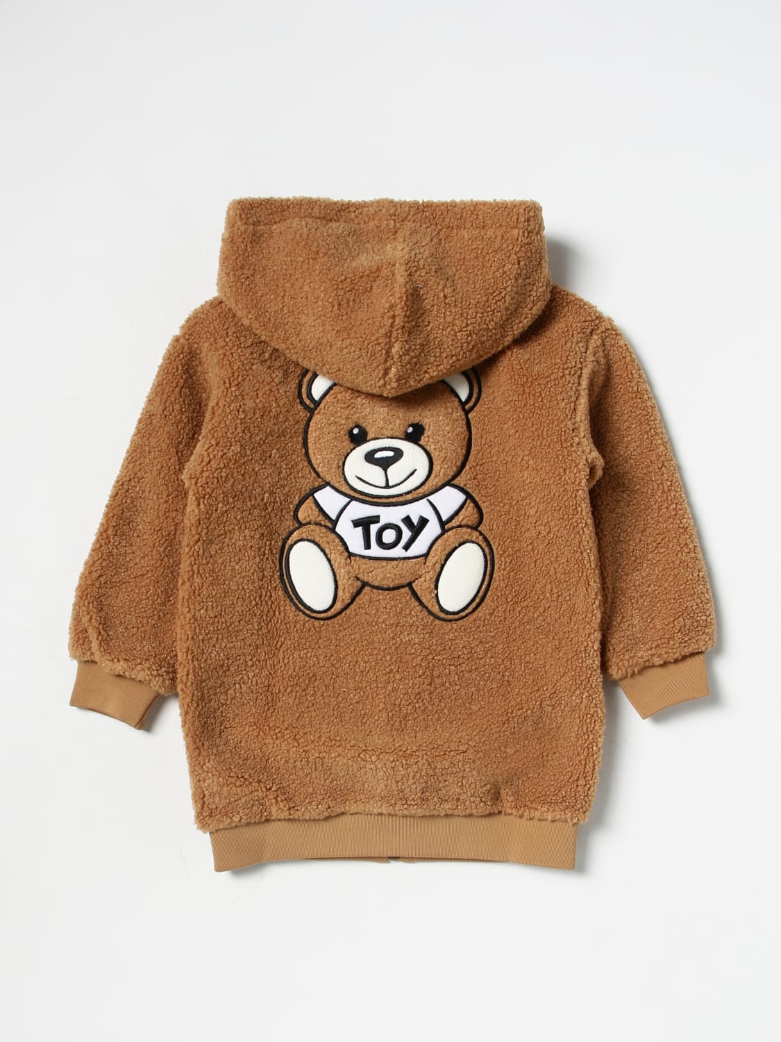 MOSCHINO KID jacket for girls Brown Moschino Kid jacket