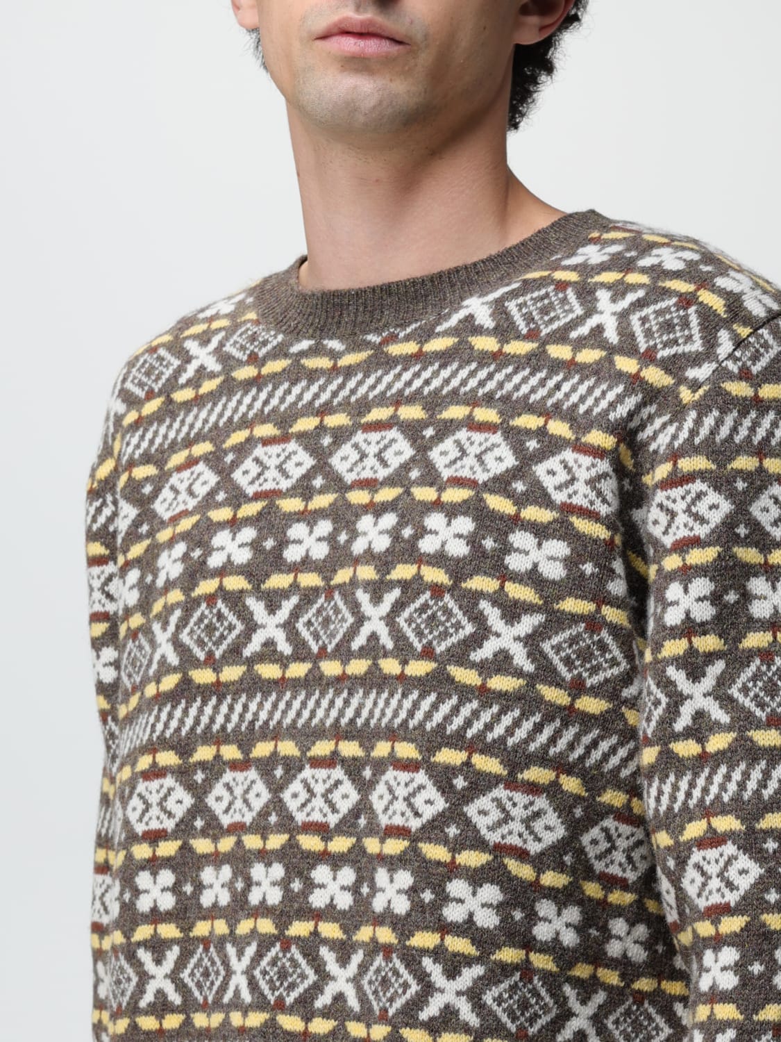 A.P.C.: sweater for man - Green | A.p.c. sweater WVBCOH23255