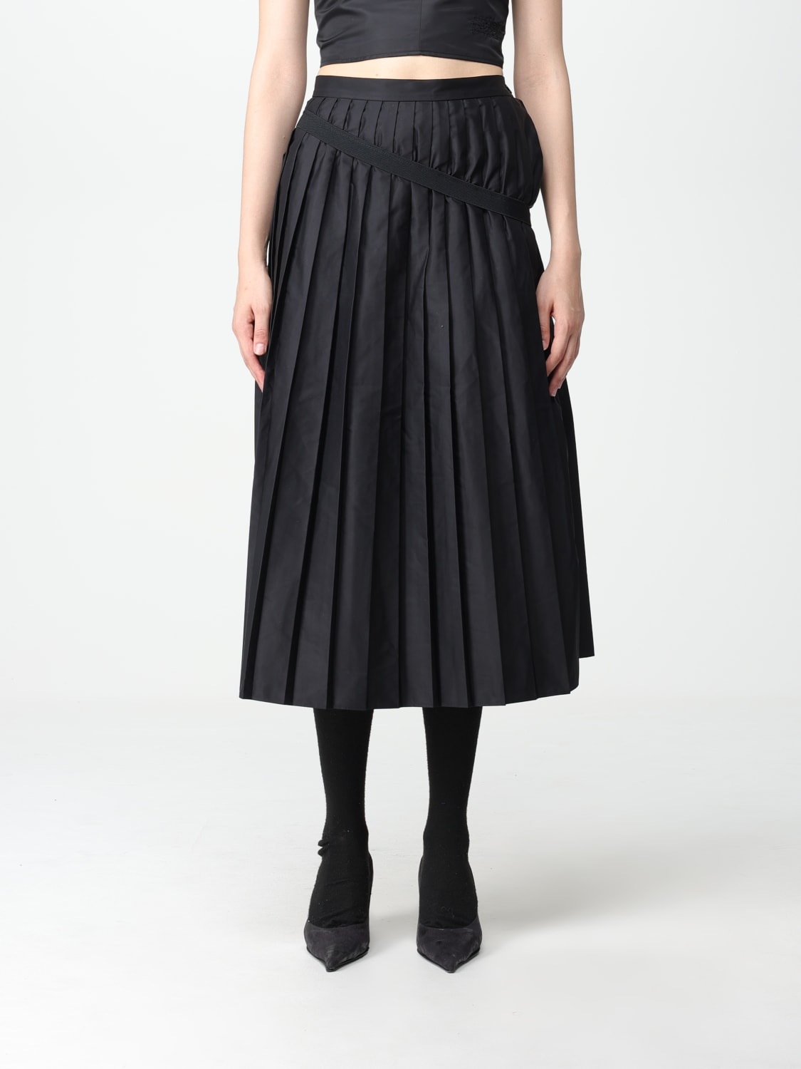 MM6 ブラックスカートスカート