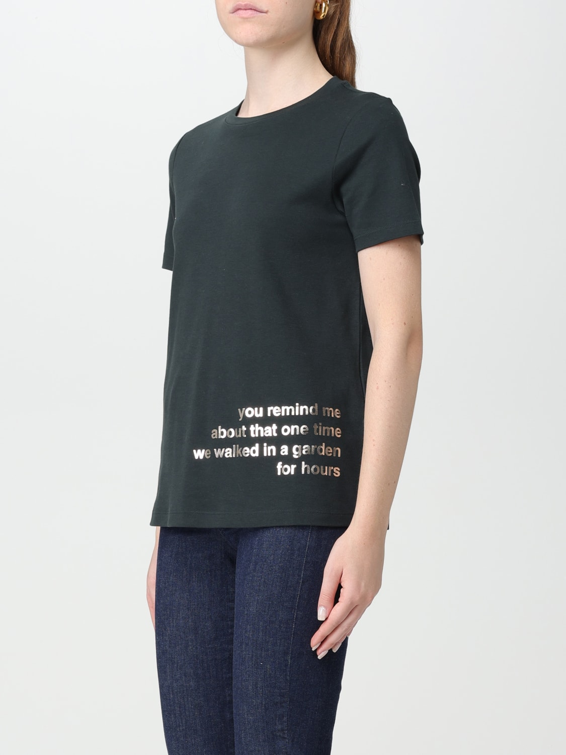 S MAX MARA：Tシャツ レディース - グリーン | GIGLIO.COMオンラインの