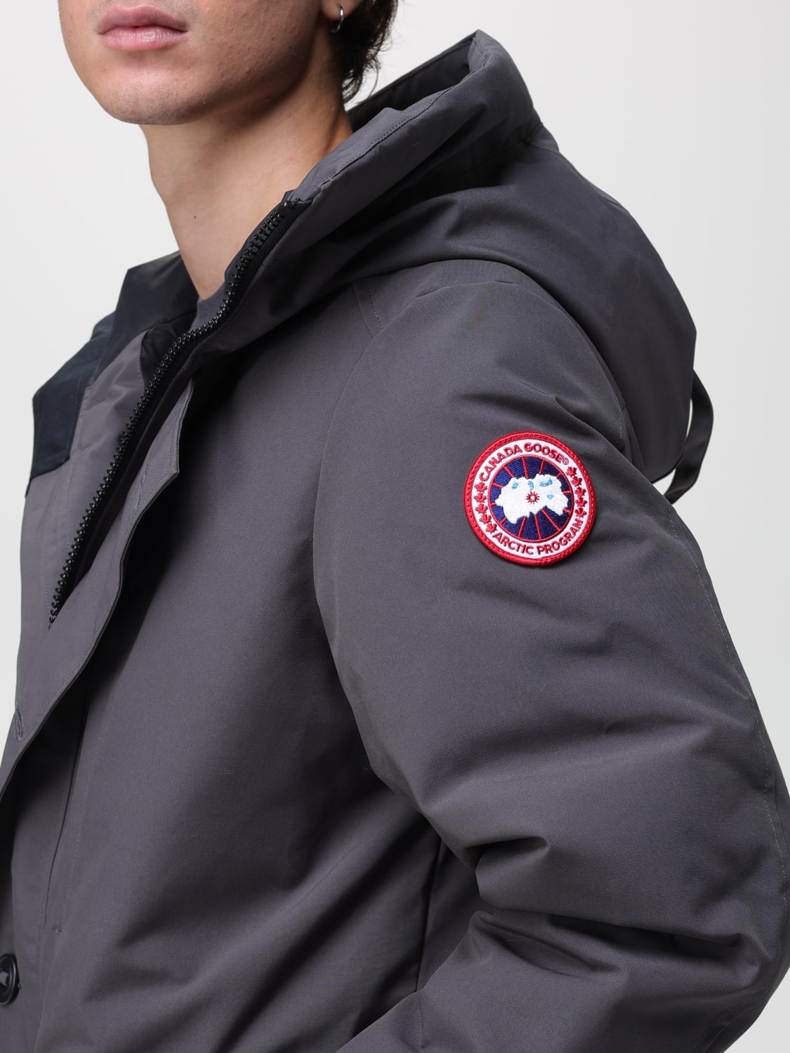 CANADA GOOSE: jacket for man - Grey | Canada Goose jacket 2053M online ...