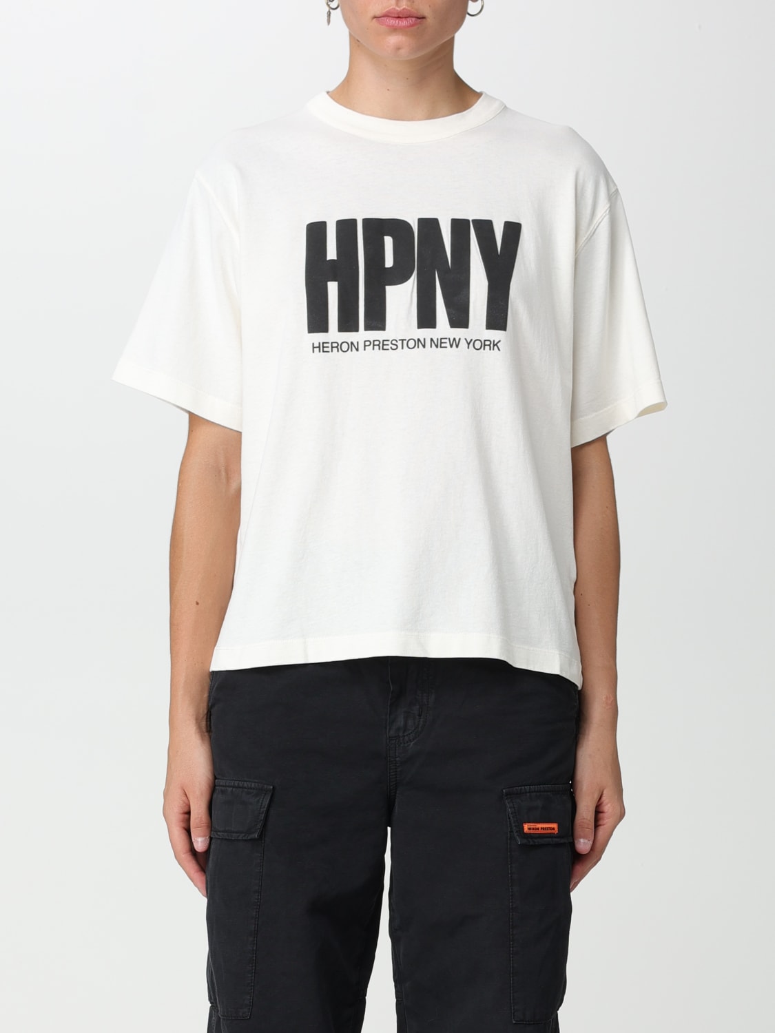 HERON PRESTON: t-shirt for woman - White | Heron Preston t