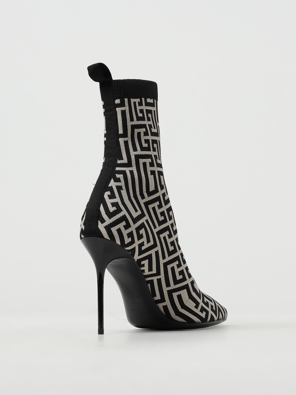 BALMAIN Botines planos para mujer Negro Botines Planos Balmain