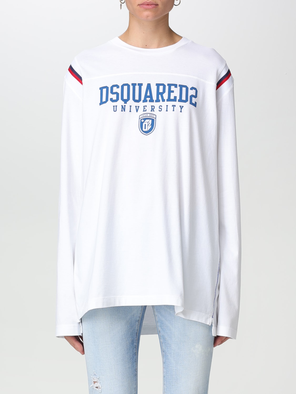 DSQUARED2: cotton t-shirt - White | Dsquared2 t-shirt