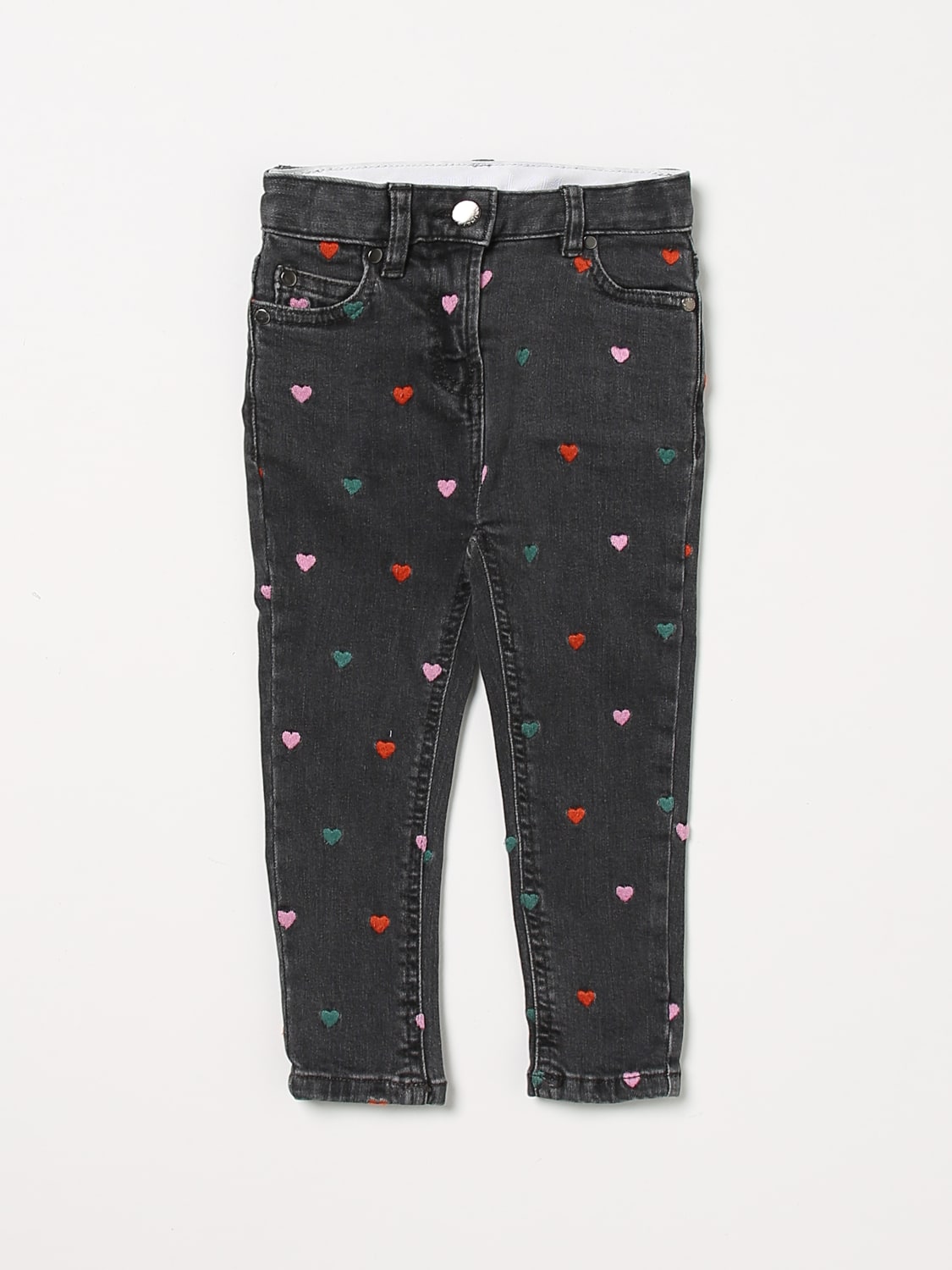 STELLA MCCARTNEY KIDS: jeans for girls - Black | Stella Mccartney