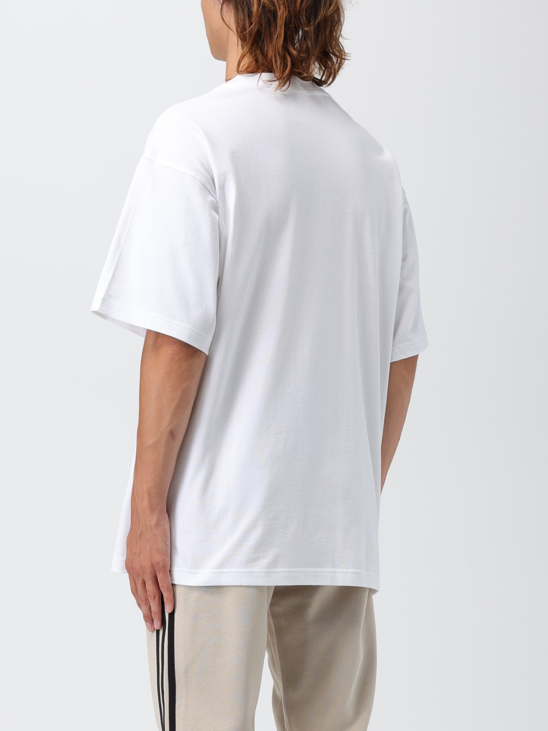 ADIDAS ORIGINALS: cotton t-shirt with logo - White | Adidas Originals t- shirt IM4388 online at