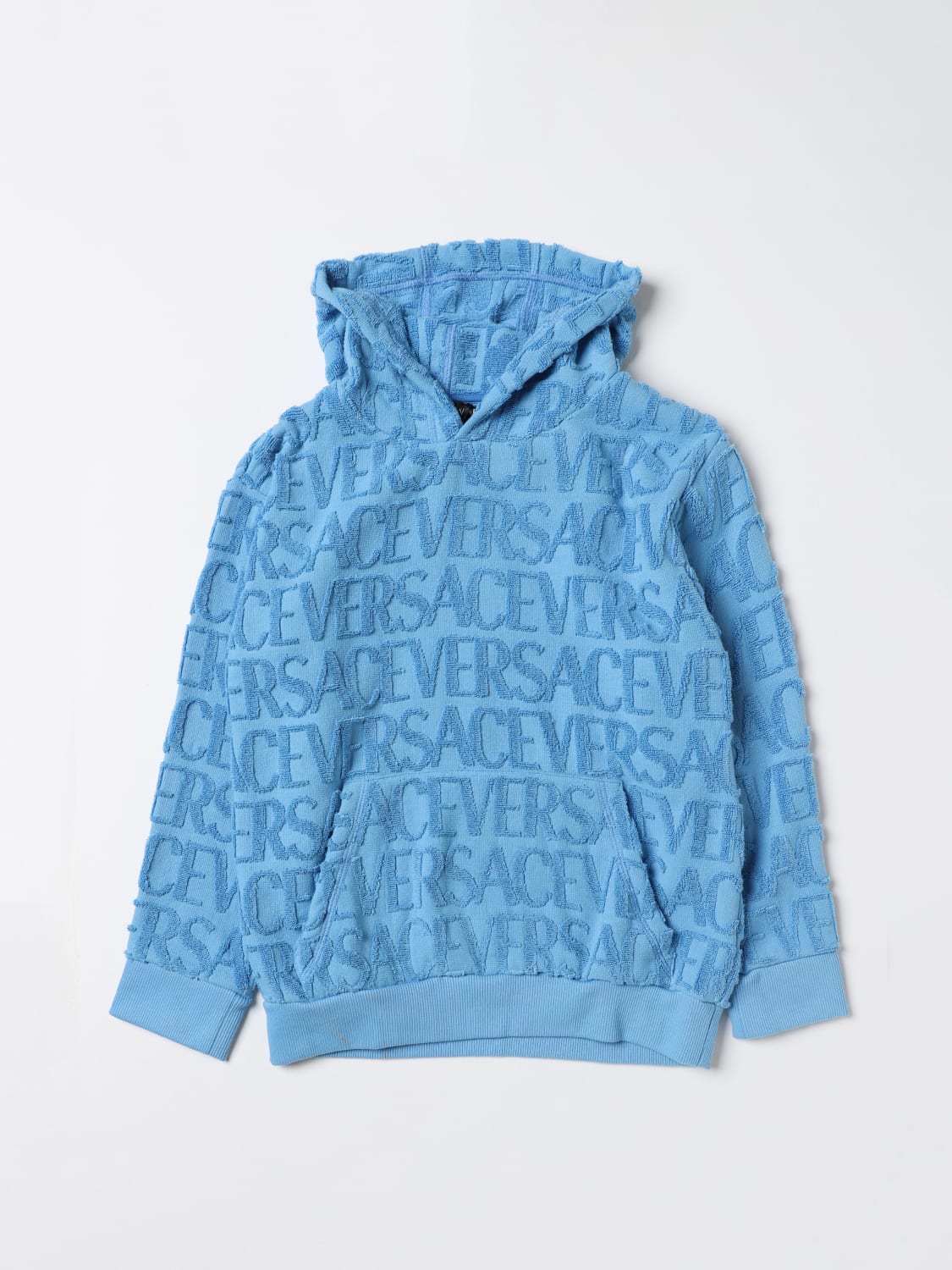 YOUNG VERSACE sweater for boys Blue Young Versace sweater