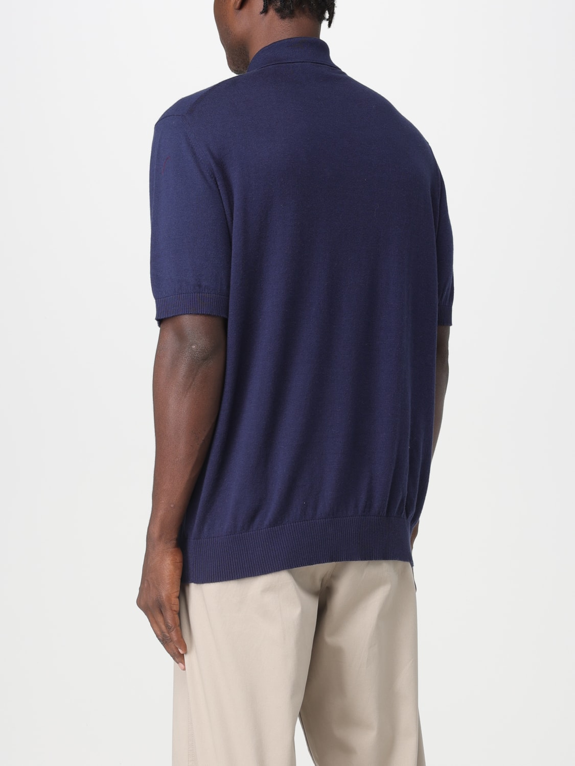 ETRO：ポロシャツ メンズ - ブルー | GIGLIO.COMオンラインのEtro
