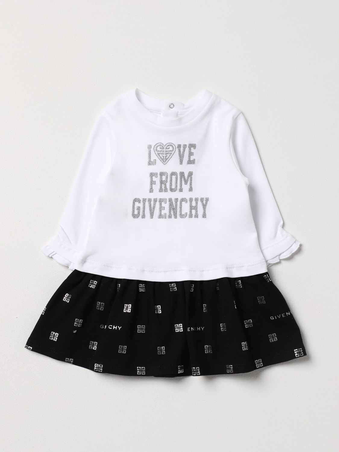 GIVENCHY：ロンパース 幼児 - ホワイト | GIGLIO.COMオンラインの