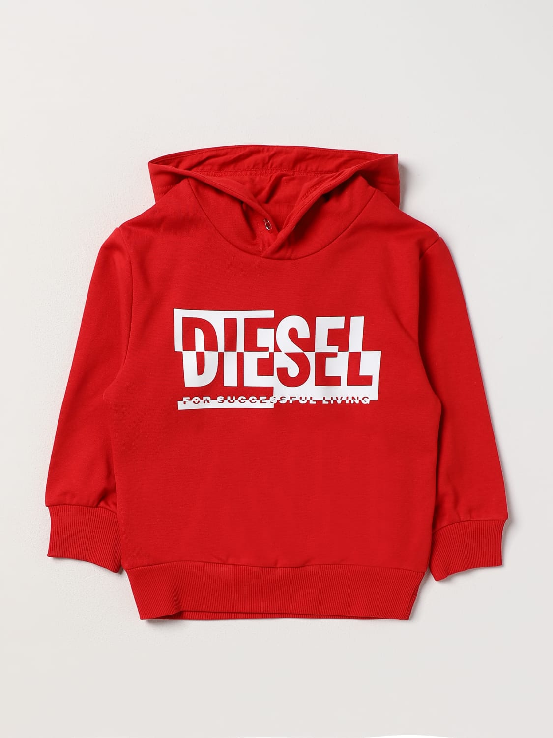 Red discount diesel hoodie