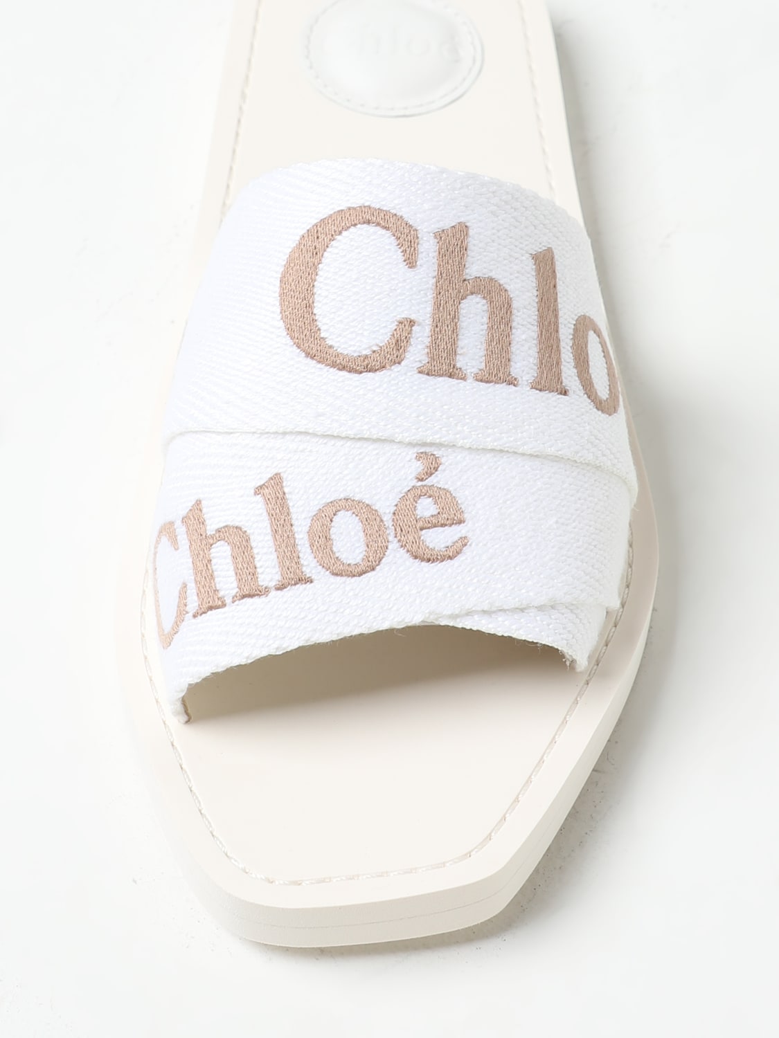 Chloé woody flat sandals hot sale