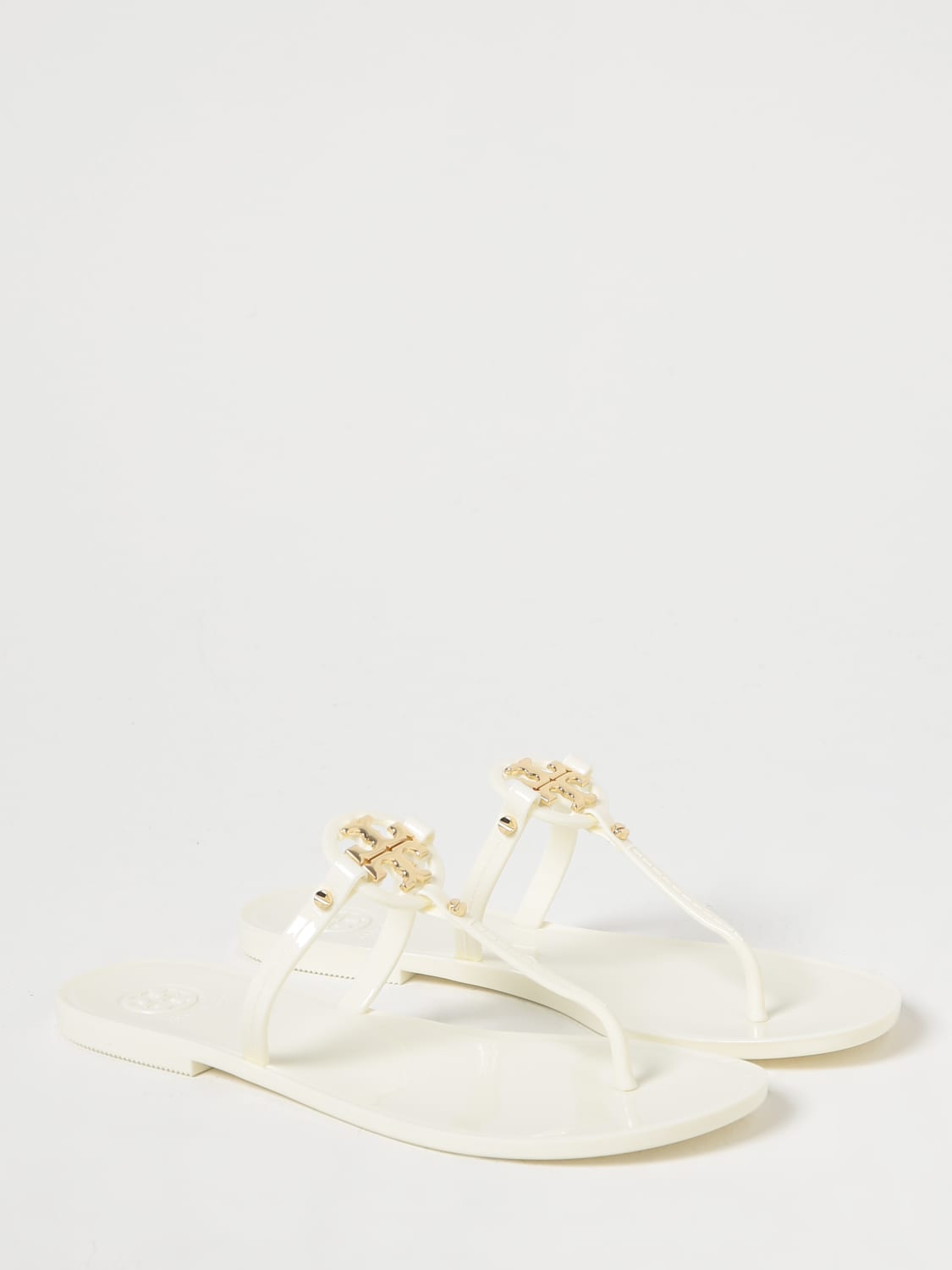 Tory burch ivory discount sandals