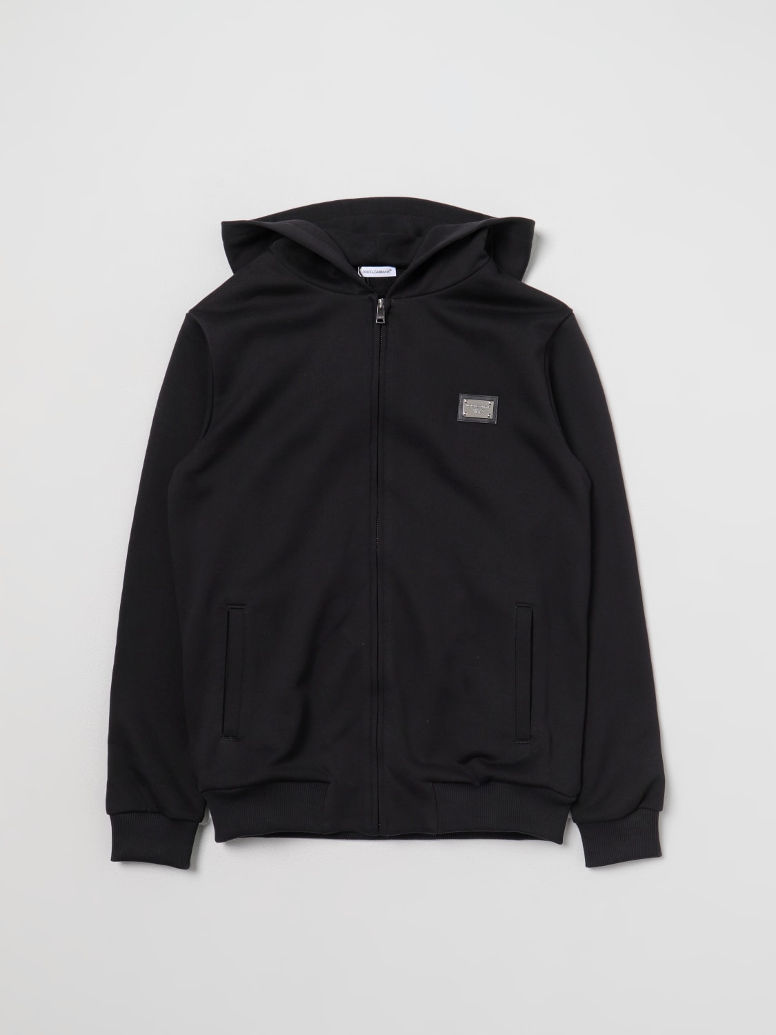 Dolce and discount gabbana plaque hoodie