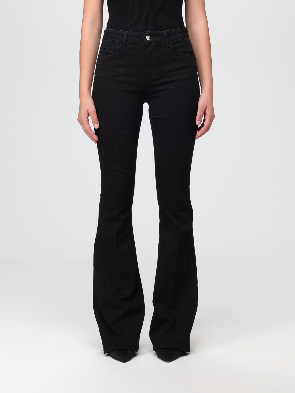 LIU JO: jeans for woman - Black  Liu Jo jeans UF3058DS041 online at