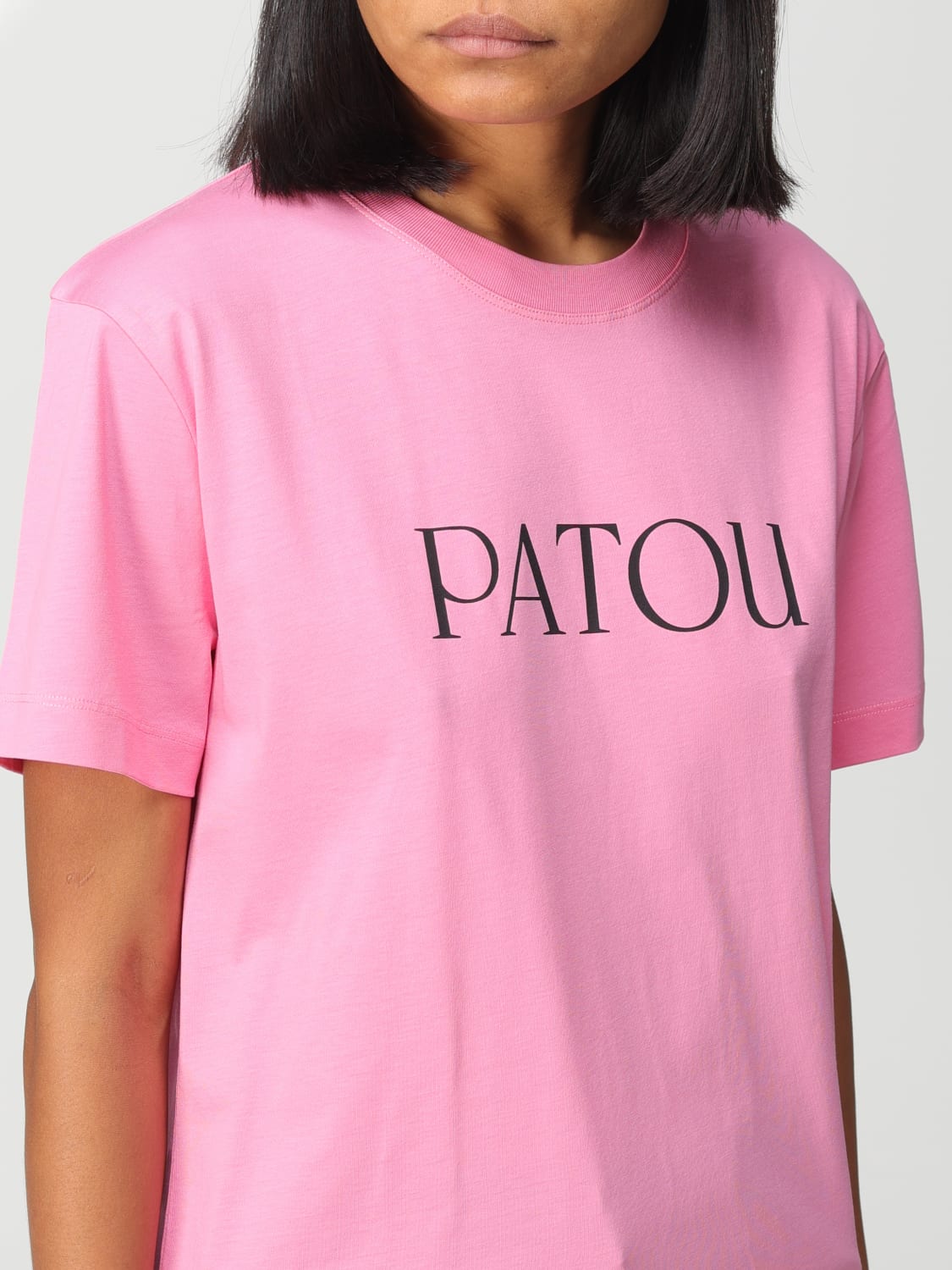 PATOU: t-shirt for woman - Pink | Patou t-shirt JE0299999