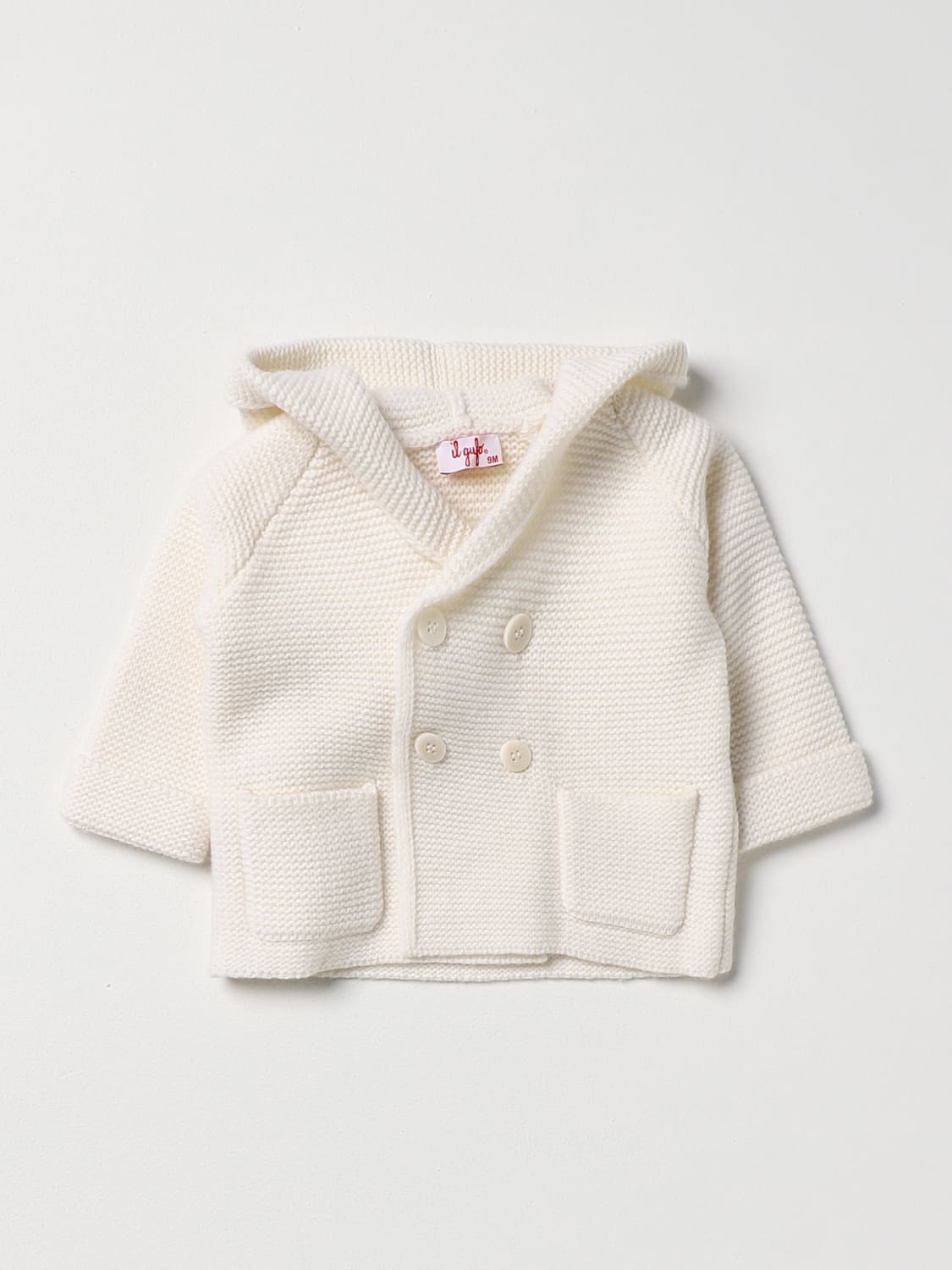 IL GUFO: sweater for baby - Milk | Il Gufo sweater GF344EM220