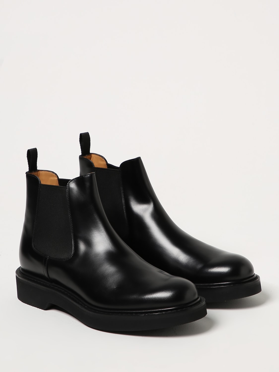 CHURCH'S: Leicester leather ankle boots - Black | Church's boots ...