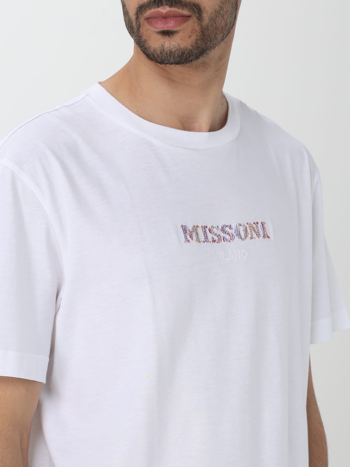 MISSONI：Tシャツ メンズ - ホワイト | GIGLIO.COMオンラインのMissoni ...