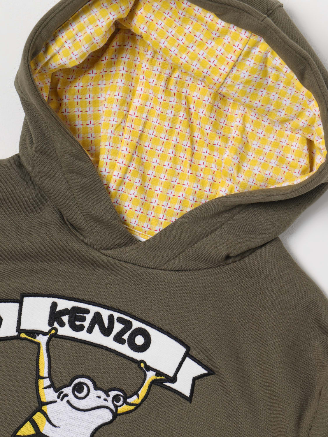 Yellow on sale kenzo hoodie