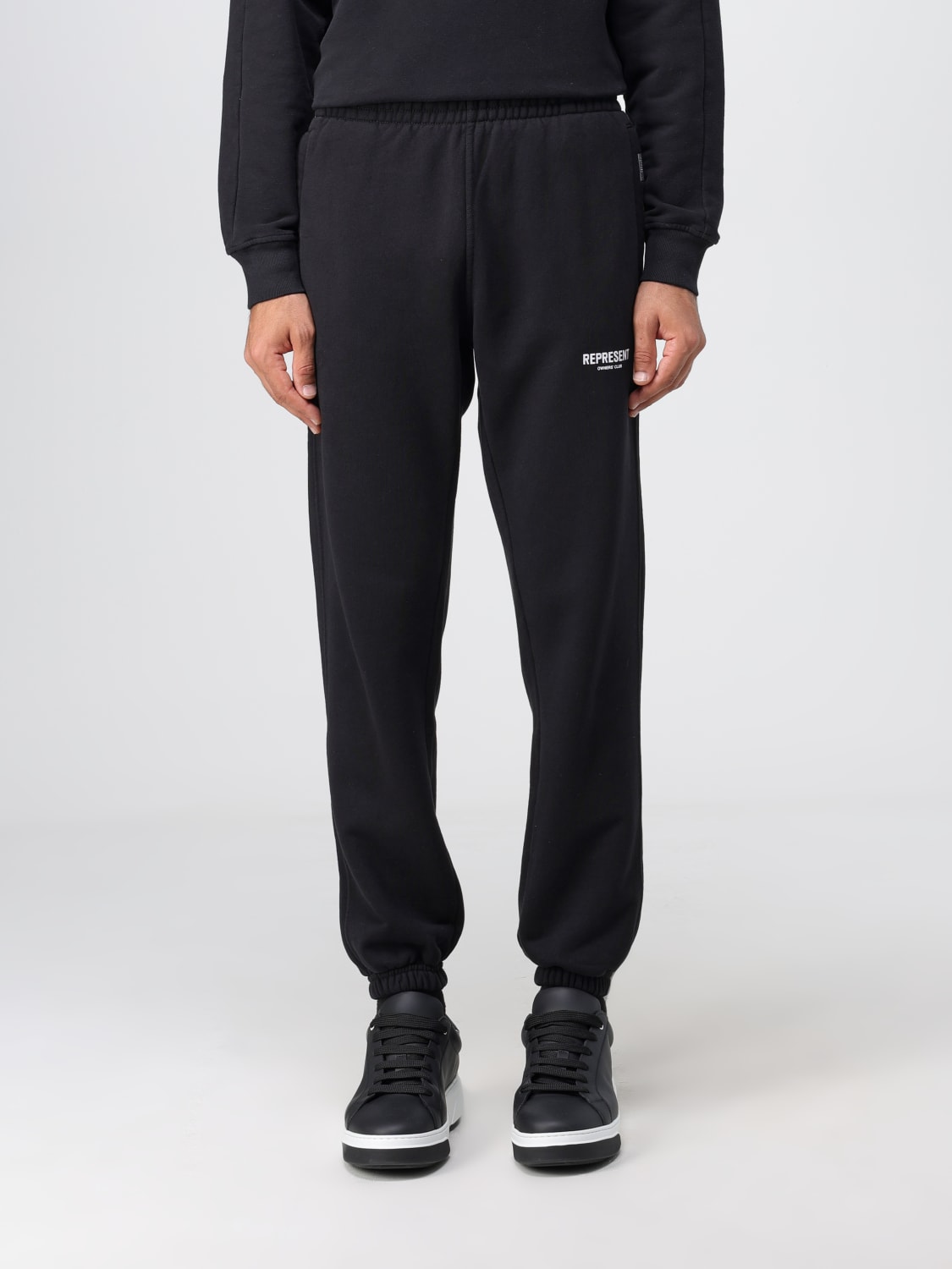 REPRESENT: pants for man - Black | Represent pants M08175 online at ...