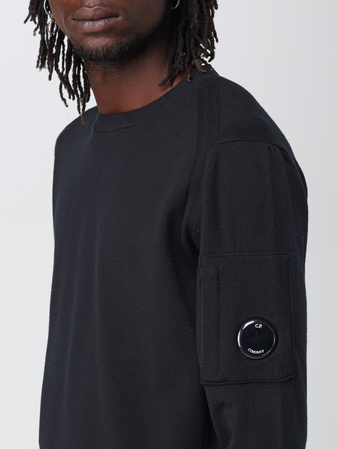 Mens black cp company on sale jumper