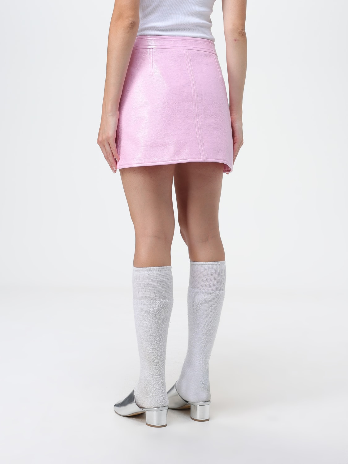 COURRÈGES: skirt for woman - Pink | Courrèges skirt