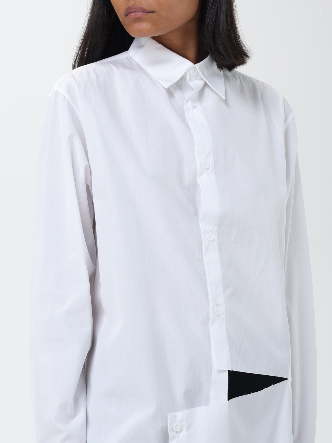 YOHJI YAMAMOTO: shirt for women - White | Yohji Yamamoto shirt