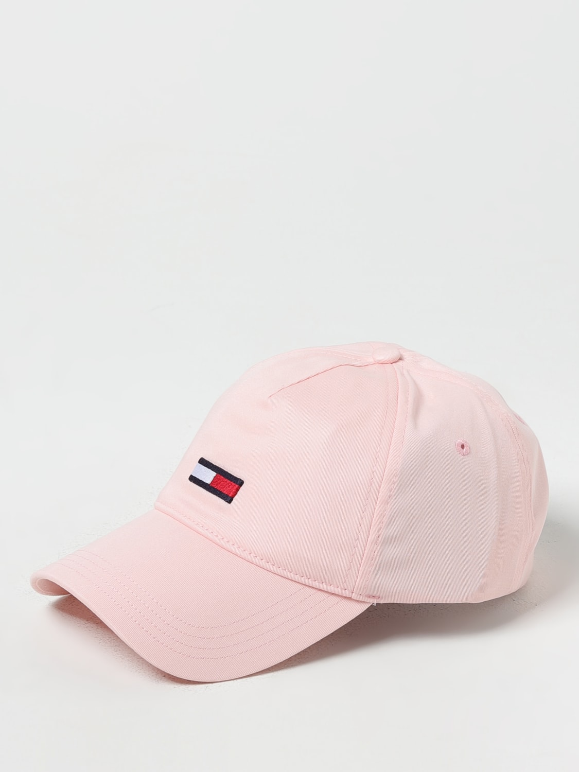 TOMMY HILFIGER: hat for women - Pink | Tommy Hilfiger hat AW0AW14986 online  at