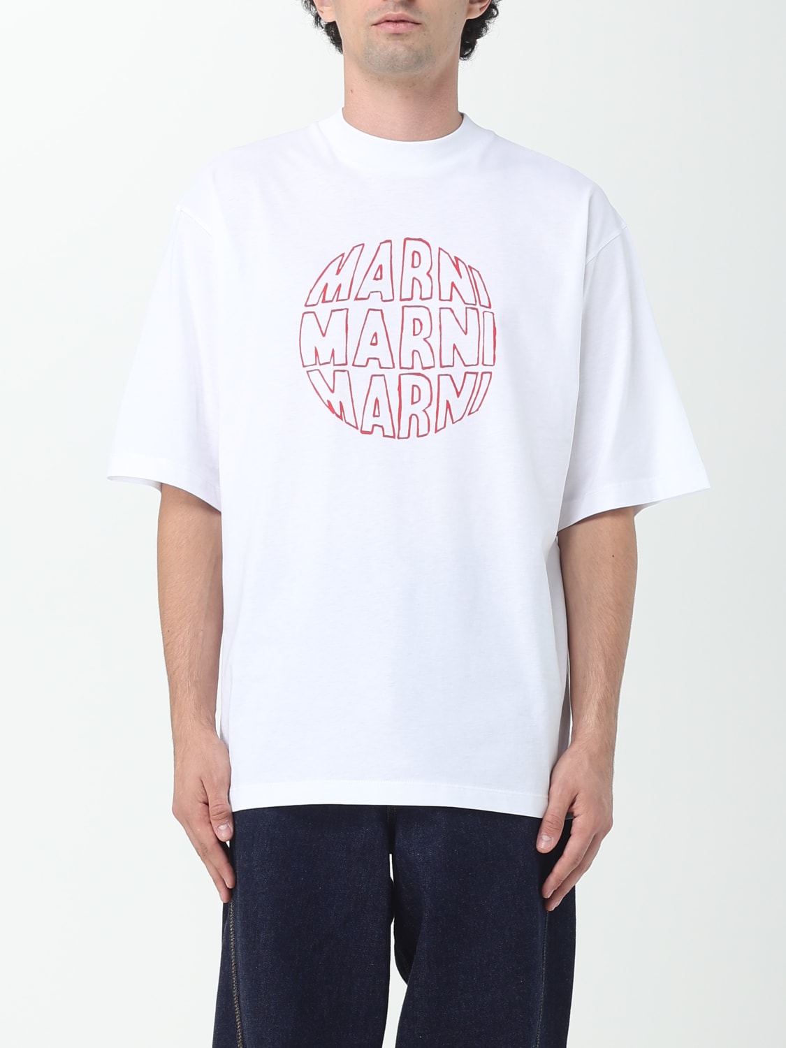 MARNI：Tシャツ メンズ - ホワイト | GIGLIO.COMオンラインのMarni T