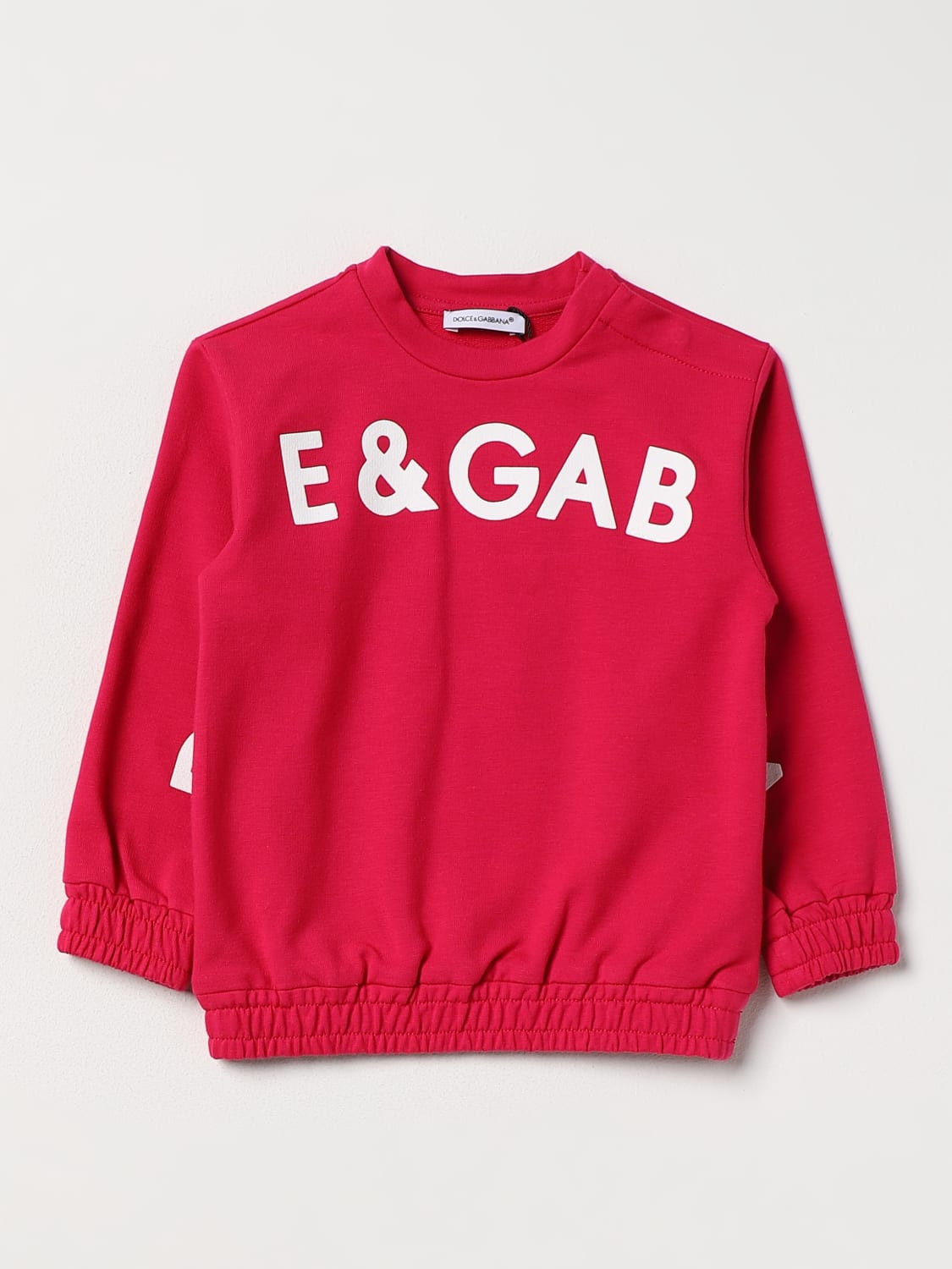 Dolce and best sale gabbana red sweatshirt