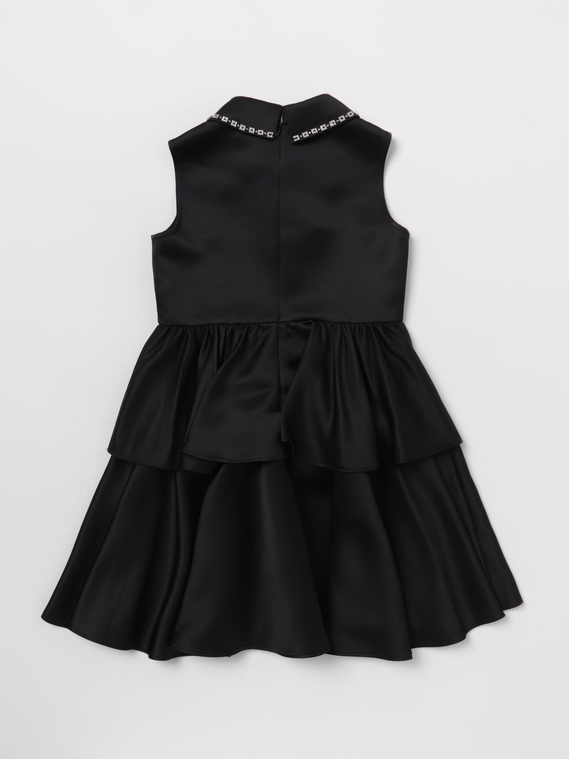 TWINSET: dress for girls - Black | Twinset dress 232GJ2213 online at ...