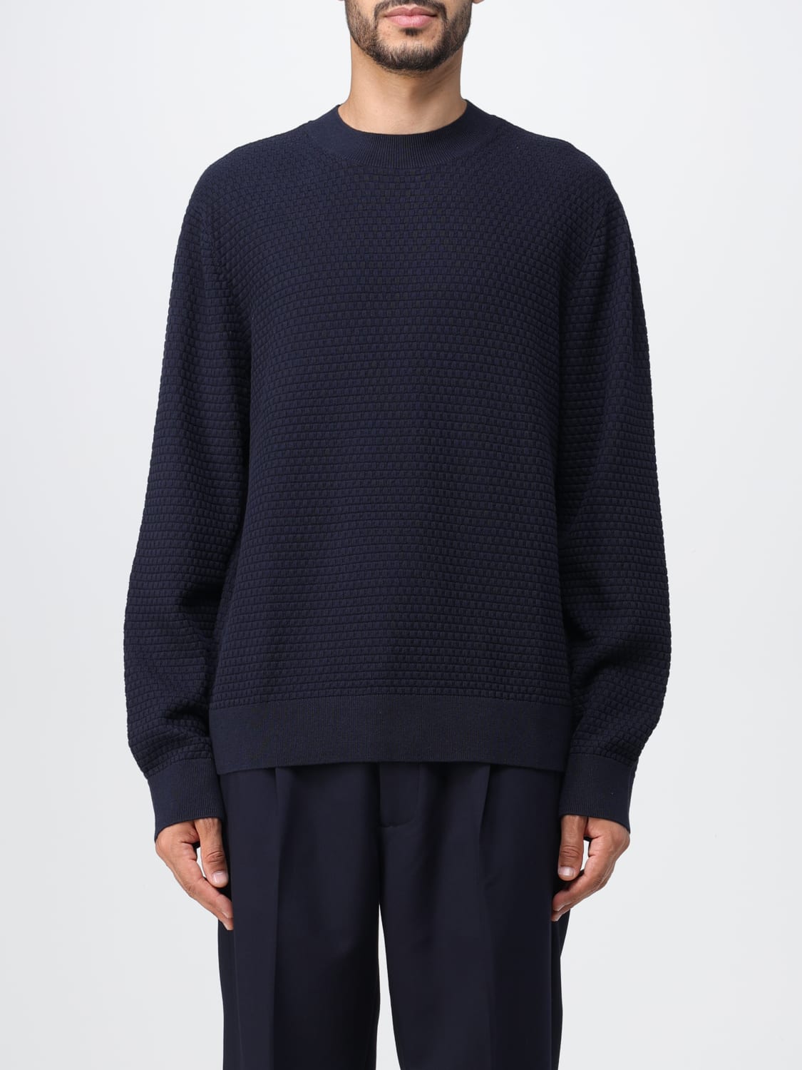 Blue armani discount exchange sweater