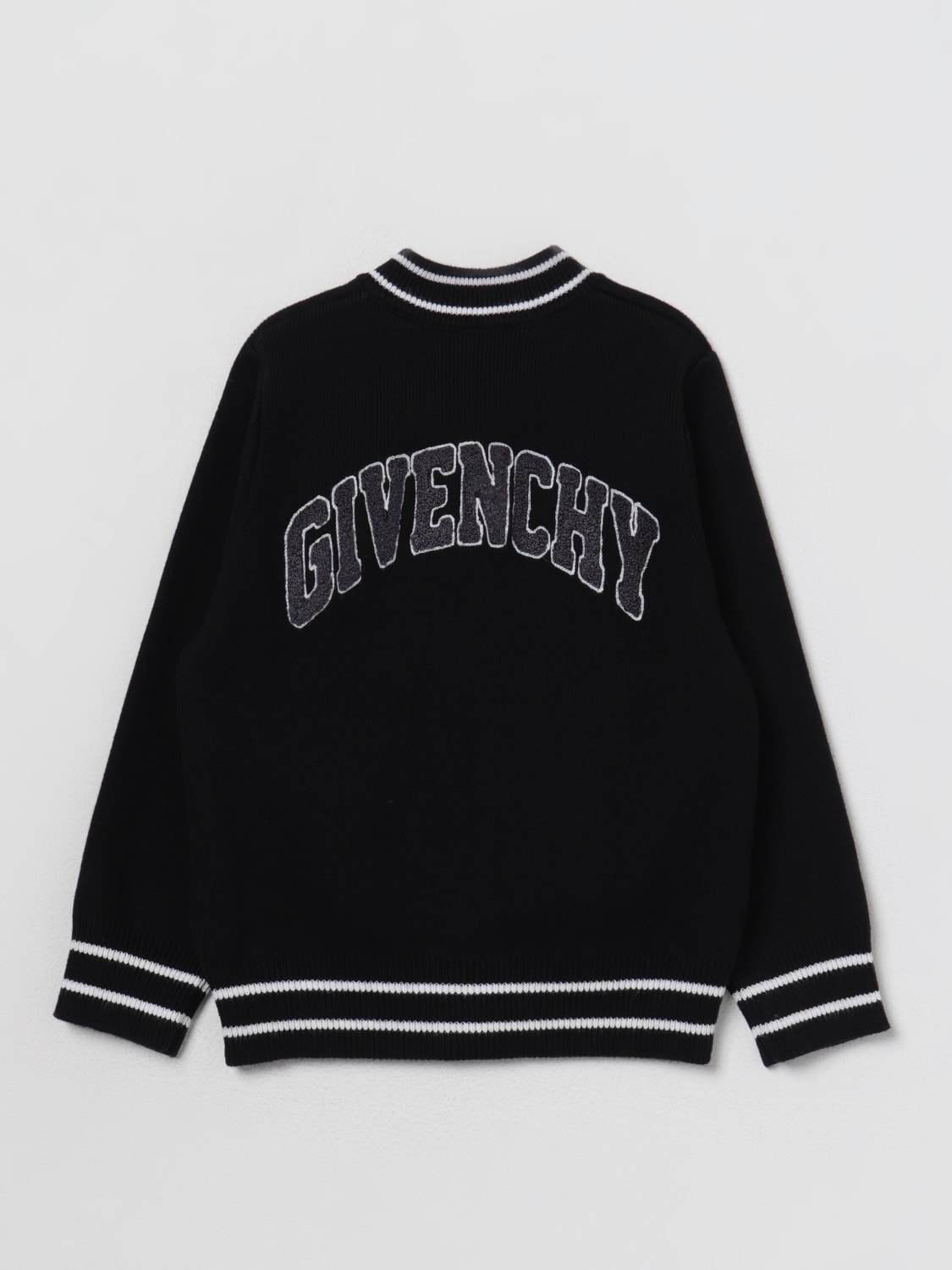 GIVENCHY: sweater for boys - Black  Givenchy sweater H25492 online at